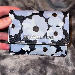 Michael Kors Floral Card Case